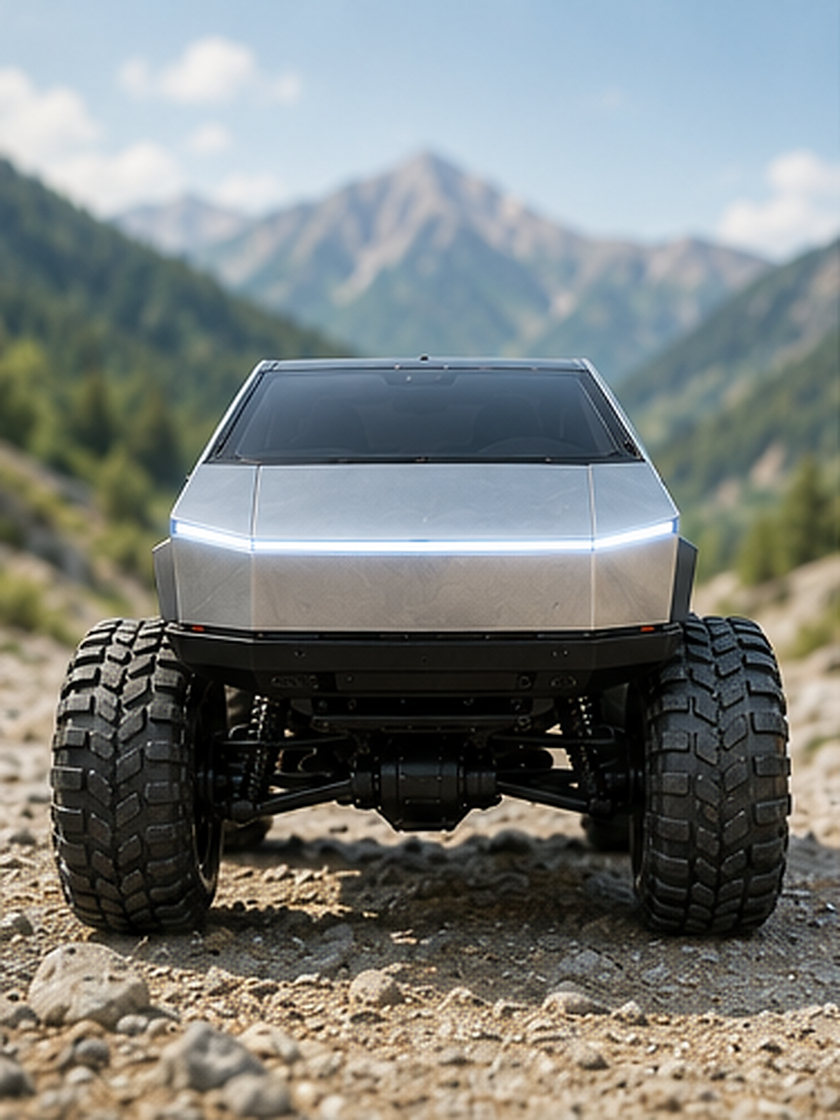 Cybertruck 4x4 Amfibi RC Araba