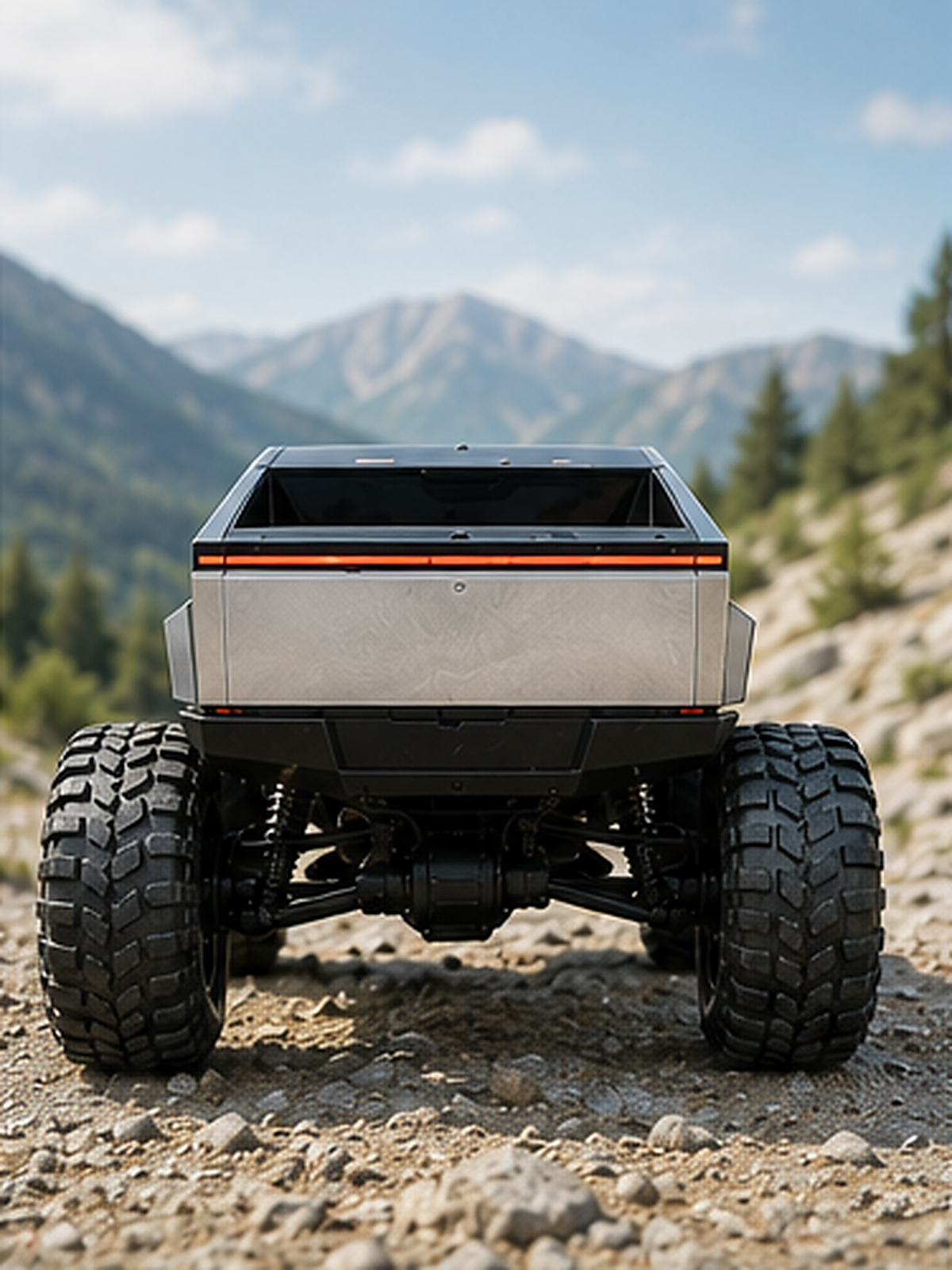 Cybertruck 4x4 Amfibi RC Araba