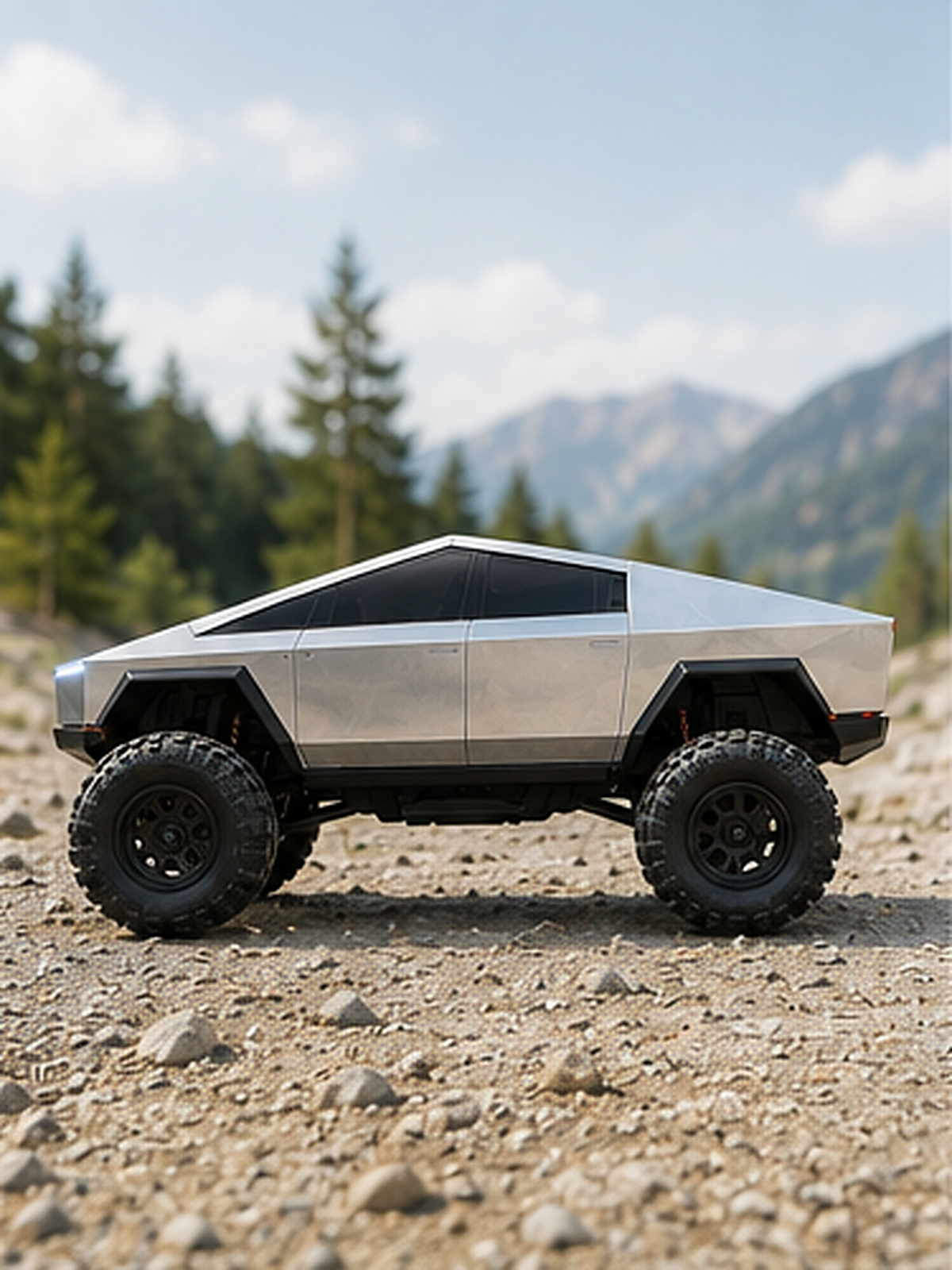Cybertruck 4x4 Amfibi RC Araba