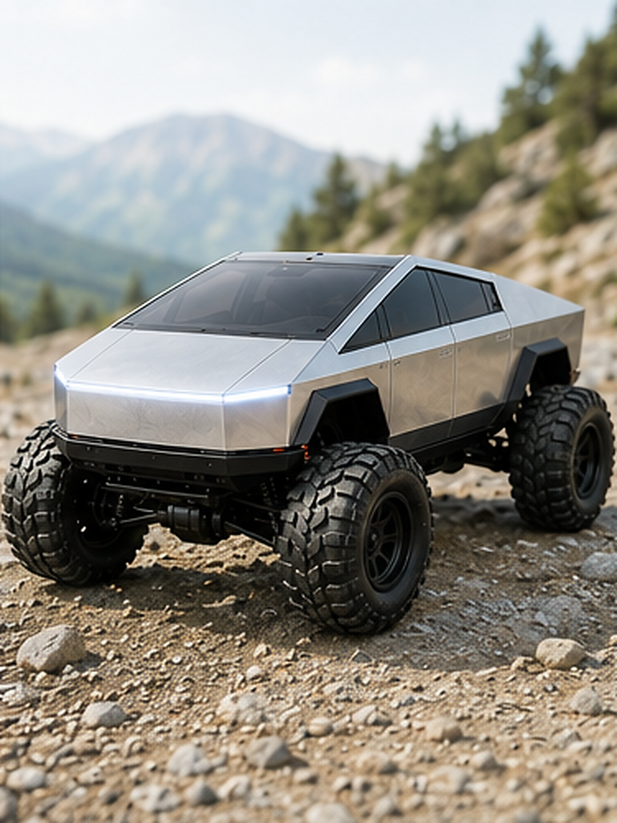 Cybertruck 4x4 Amfibi RC Araba