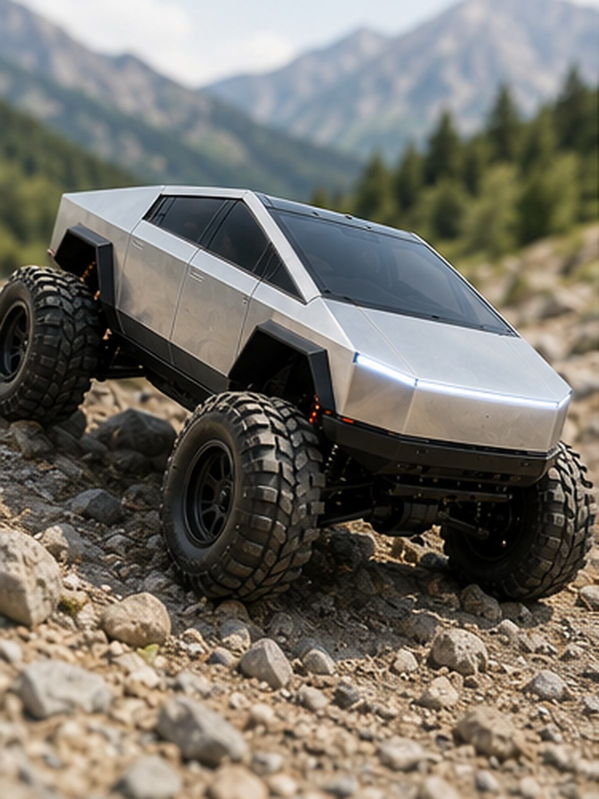 Cybertruck 4x4 Amfibi RC Araba