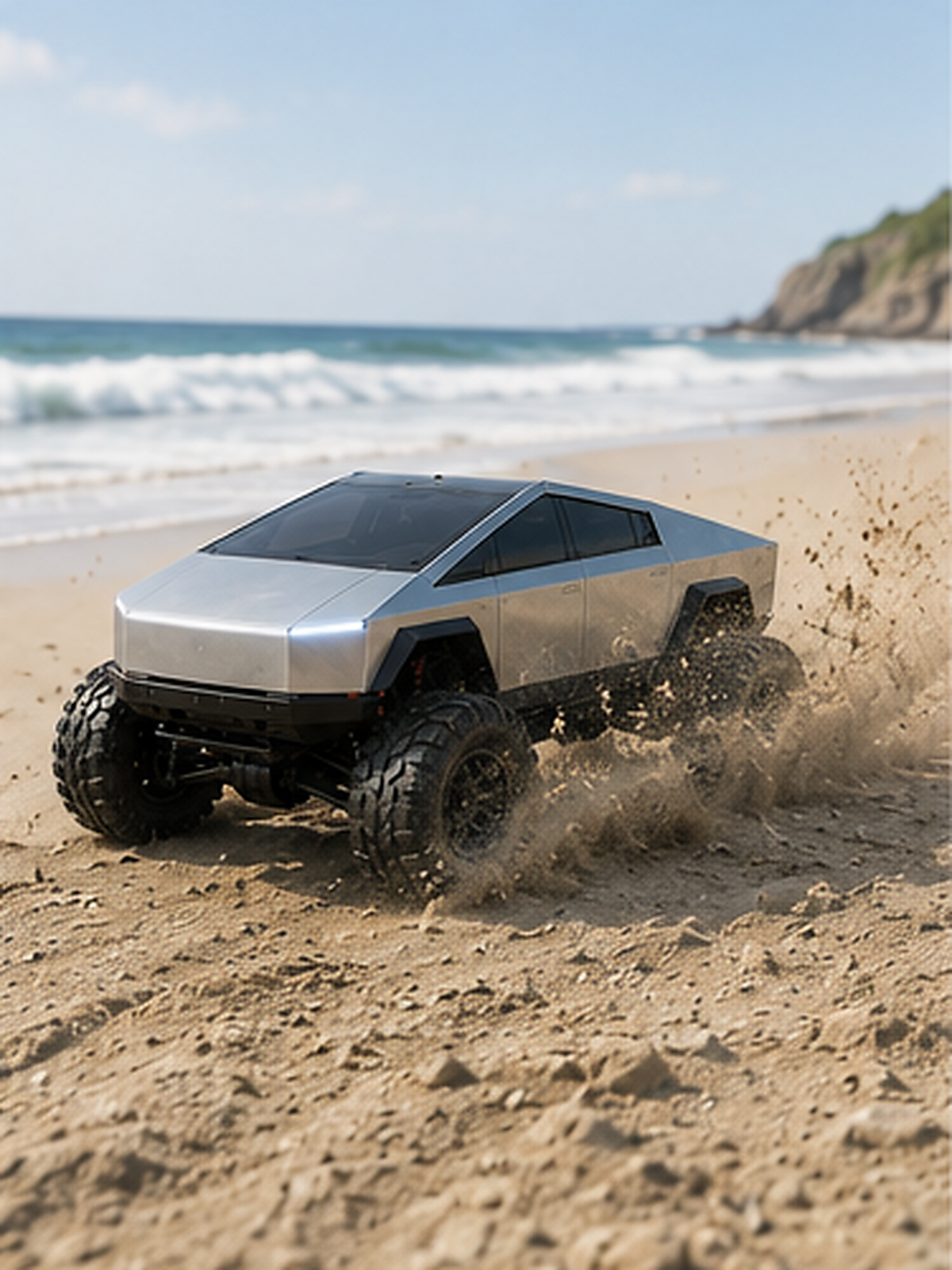 Cybertruck 4x4 Amfibi RC Araba